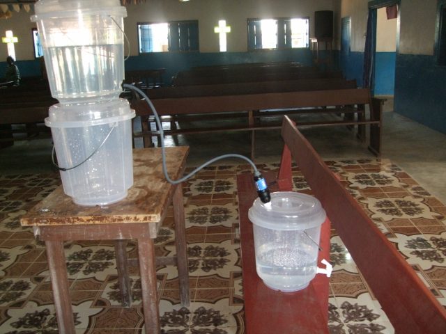 To This: a water filter providing clean water