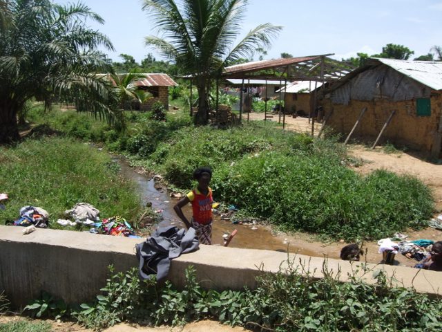 From this: A water supply in Liberia